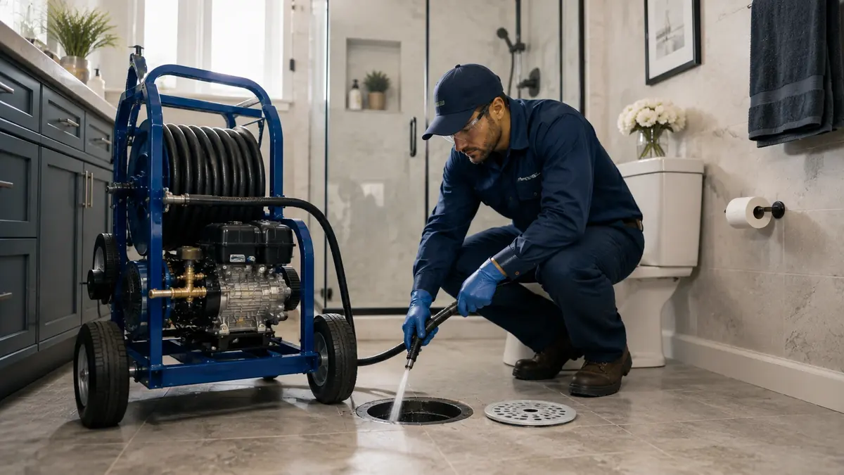 Bathroom Drain Hydro Jetting in San Luis Rey
