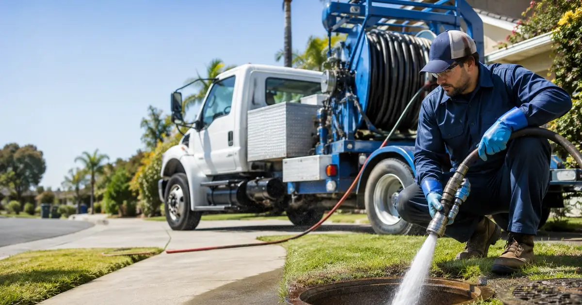 Hydro jet sewer cleaning San Luis Rey