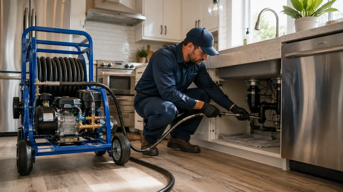 Kitchen Drain Hydro Jetting in San Luis Rey